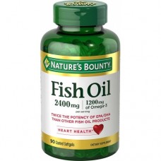 Nature's Bounty Suplemento de Omega 3 Óleo de Peixe Fish Oil 2400mg (90 Cápsulas)